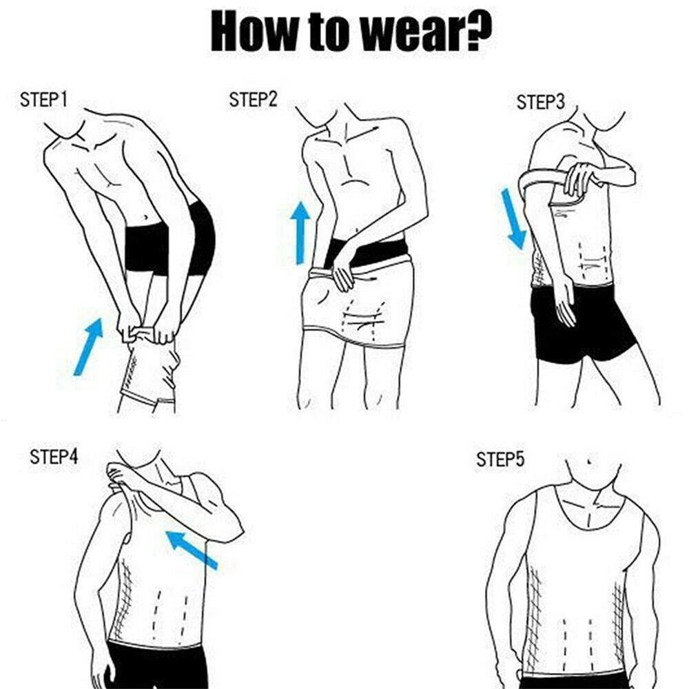 Compression Shirts for Men Slimming,Men Body Shaper Fajas para Hombres