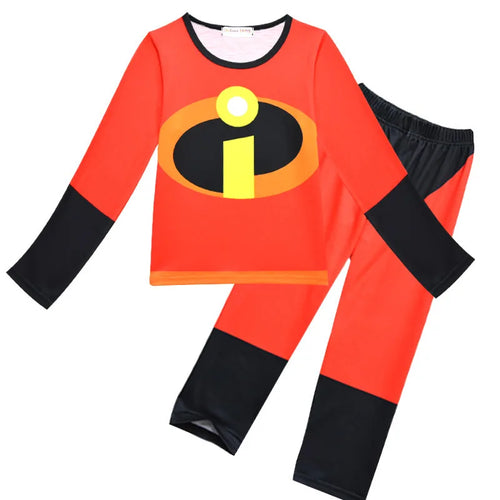 Incredibles Purim Halloween Acetate Costume For Kids Disfraces