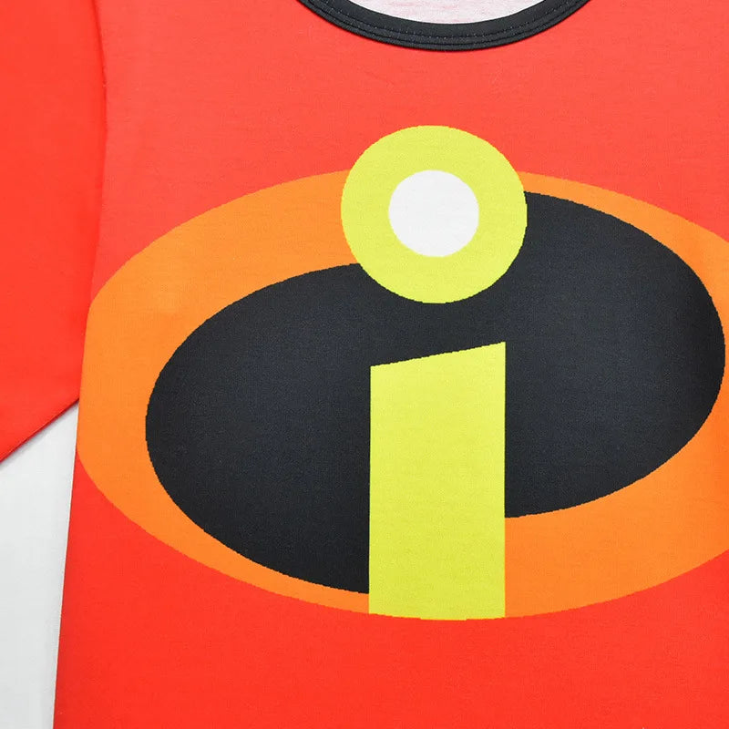 Incredibles Purim Halloween Acetate Costume For Kids Disfraces