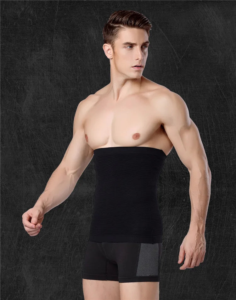 Men Waist Cincher Corsets Slimming Bodyshapers Belly Belt High Waist