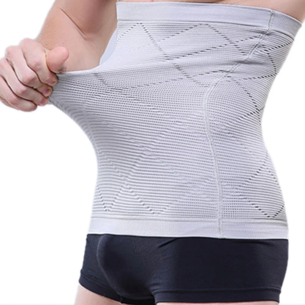 Men Waist Cincher Corsets Slimming Bodyshapers Belly Belt High Waist