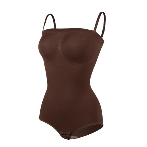 Women Strapless Bodysuits Shapewear Seamless Tude Tops Bodyshaper