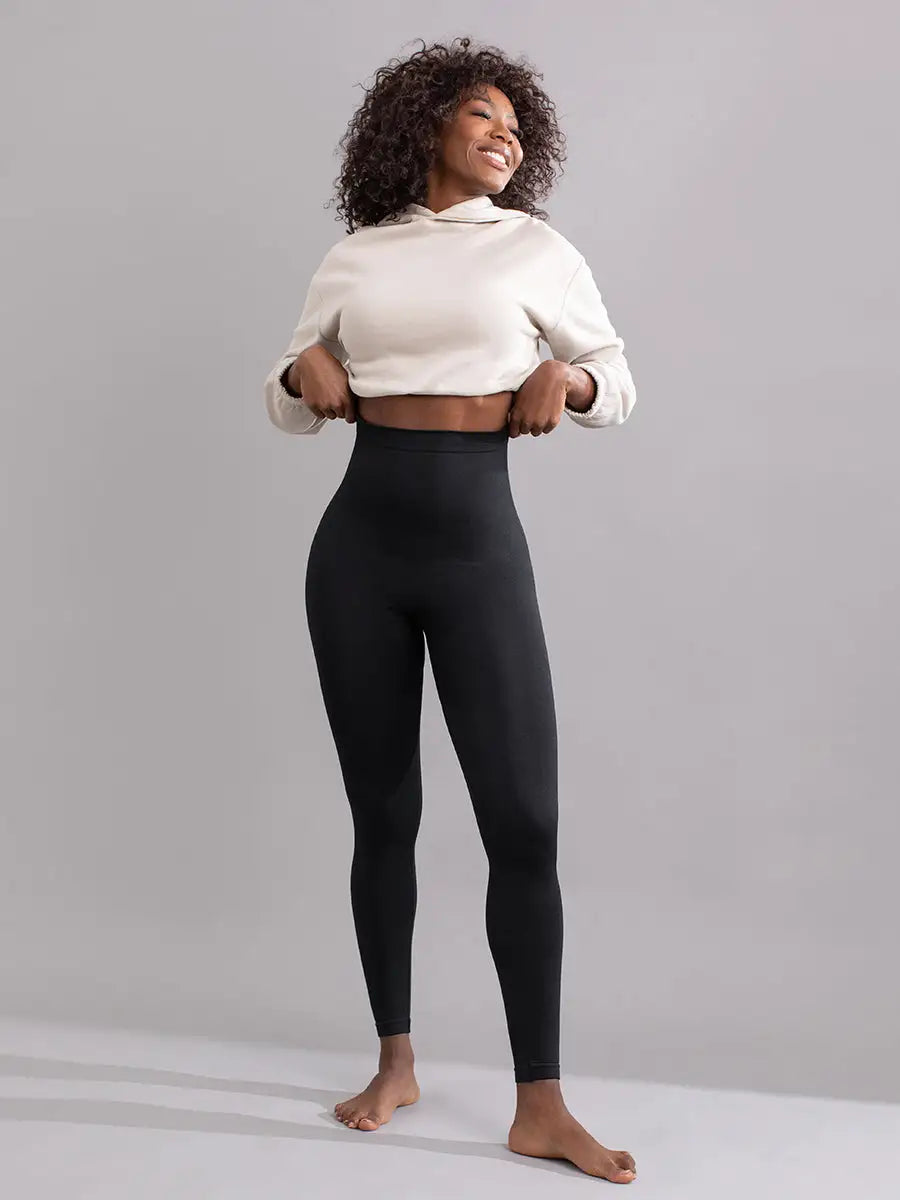 Women High Waist Shaper Leggings Belly Control Body Slimming Control