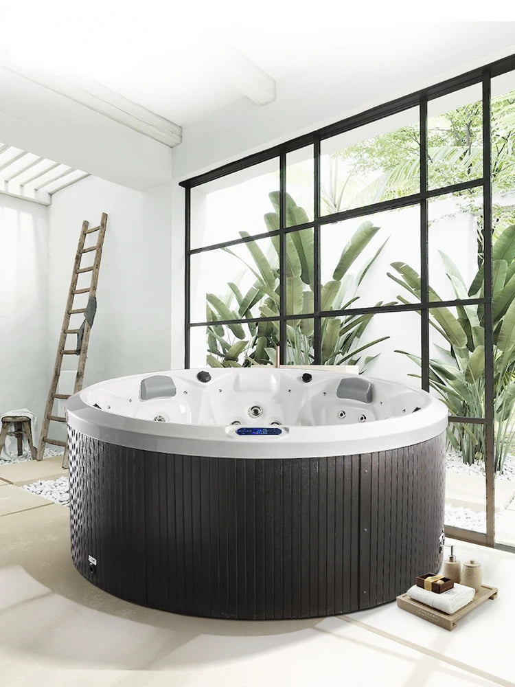 Outdoor personal tailor bathtub heated hotel bathtub at constant