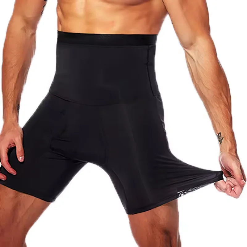 Men Slimming Body Shaper Waist Trainer High Waist Shaper Control