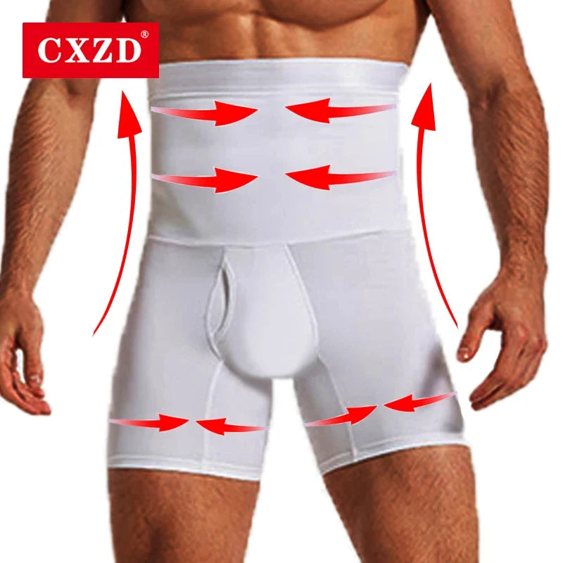 Men Slimming Body Shaper Waist Trainer High Waist Shaper Control