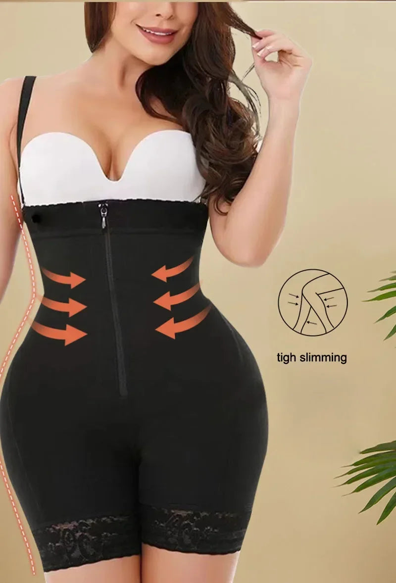 AfruliA Fajas Colombiana Girdle Full Body Shaper Lift Up Butt Lifter