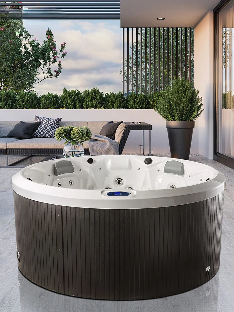 Outdoor personal tailor bathtub heated hotel bathtub at constant