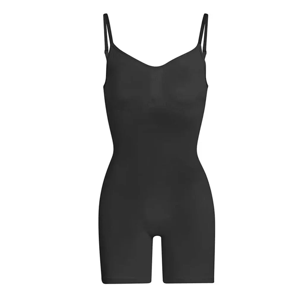 Bodysuit For Women Tummy Control Shapewear Seamless High Waist Flat