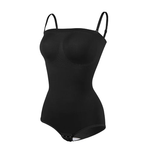 Women Strapless Bodysuits Shapewear Seamless Tude Tops Bodyshaper