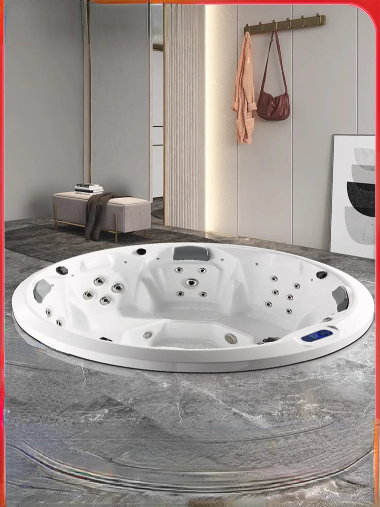 Outdoor personal tailor bathtub heated hotel bathtub at constant