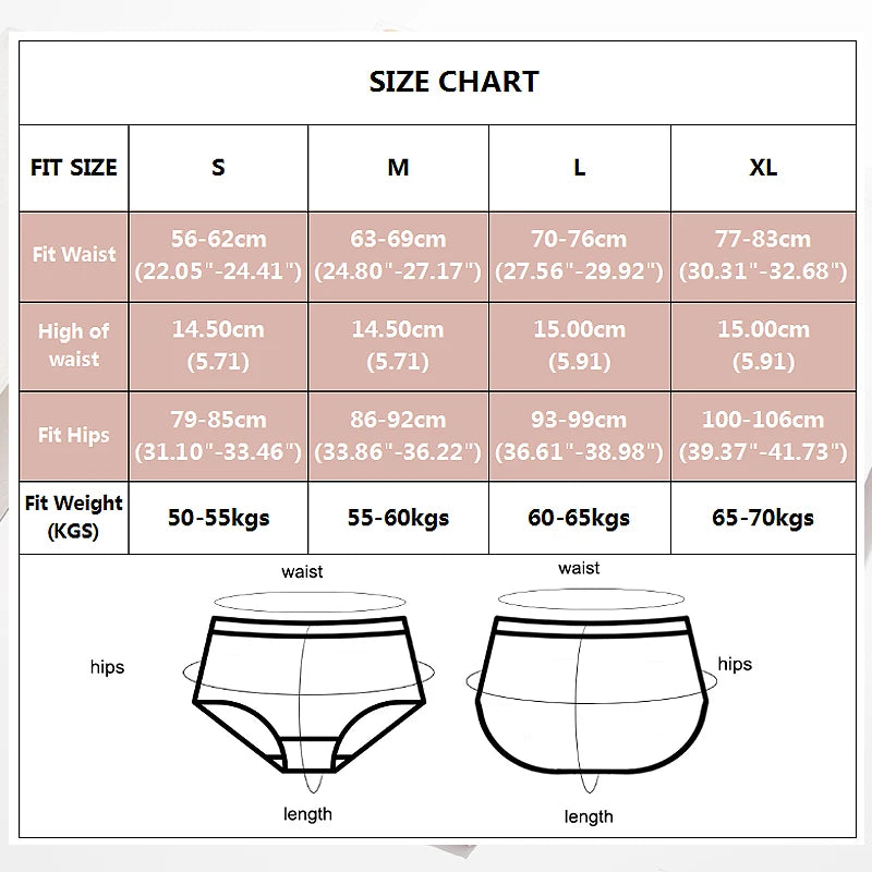 Bodyshaper High Waist Seamless Panties Women Underwear Anti-bacteria
