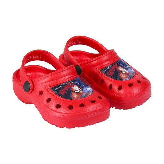 Beach Sandals Spider-Man Red