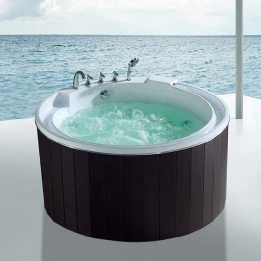 Outdoor Large Whirlpool Bath Massage Acrylic Bathtub Jets Spa Pool Hot