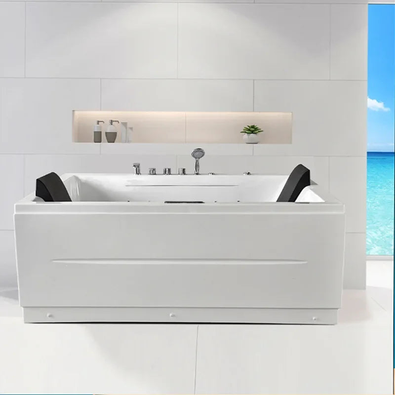 OEM  Massage Bathtub LED Constant Temperature 2 Person Jet Spa